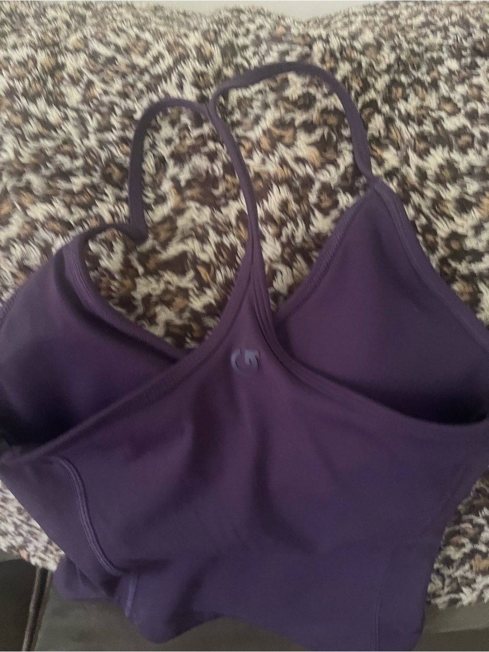 Garage Deep Purple V-Neck Strappy Tank - Picture 5 of 7